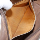 GUCCI GG Supreme Web Sherry Line Shoulder Bag PVC Beige Gold Red Auth bs29489-22