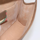 GUCCI GG Supreme Web Sherry Line Clutch Bag PVC Beige Red 89 01 030 Auth bs29490-15