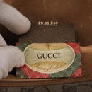 GUCCI GG Supreme Web Sherry Line Clutch Bag PVC Beige Red 89 01 030 Auth bs29490-18