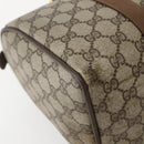 GUCCI GG Supreme Web Sherry Line Bag PVC Beige Gold 111 02 007 Auth bs29491-9