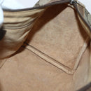 GUCCI GG Supreme Web Sherry Line Bag PVC Beige Gold 111 02 007 Auth bs29491-19