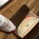 GUCCI GG Supreme Web Sherry Line Bag PVC Beige Gold 111 02 007 Auth bs29491-12