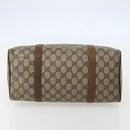 GUCCI GG Supreme Web Sherry Line Bag PVC Beige Gold 111 02 007 Auth bs29491-5