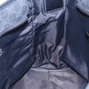 GUCCI GG Supreme Tote Bag PVC Leather 2way Black 162785 Auth bs29492-22