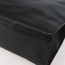 Gianni Versace Chain Tote Bag Leather Black Gold Auth bs29493-15