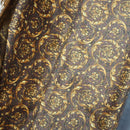 Gianni Versace Hand Bag Leather 2way Black Gold Auth bs29494-20