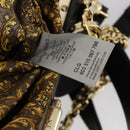 Gianni Versace Hand Bag Leather 2way Black Gold Auth bs29494-24