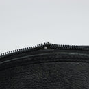 SAINT LAURENT Tote Bag Leather Black Gold Auth bs29495-10