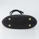 SAINT LAURENT Tote Bag Leather Black Gold Auth bs29495-5