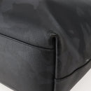 SAINT LAURENT Camouflage Tote Bag Leather Black Gray Auth bs29497-17