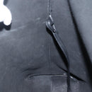 SAINT LAURENT Camouflage Tote Bag Leather Black Gray Auth bs29497-20