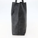 SAINT LAURENT Camouflage Tote Bag Leather Black Gray Auth bs29497-5