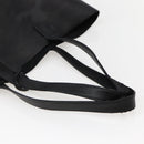 SAINT LAURENT Camouflage Tote Bag Leather Black Gray Auth bs29497-9