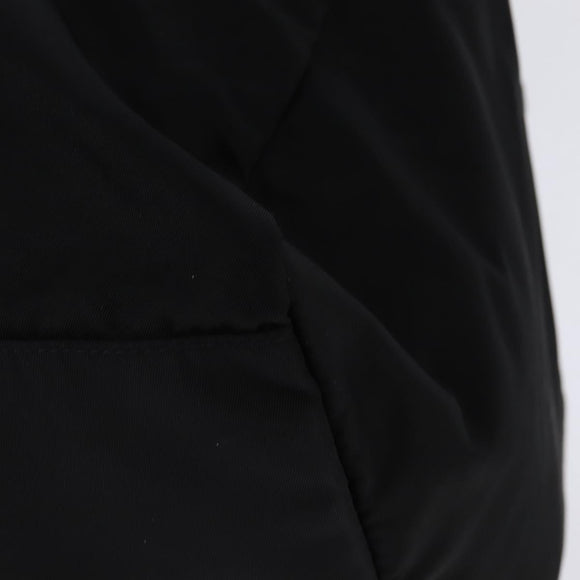 PRADA Boston Bag Nylon Black Silver Auth bs29500