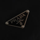 PRADA Boston Bag Nylon Black Silver Auth bs29500-17