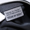 PRADA Boston Bag Nylon Black Silver Auth bs29500-18