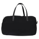 PRADA Boston Bag Nylon Black Silver Auth bs29500-2