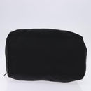 PRADA Boston Bag Nylon Black Silver Auth bs29500-5