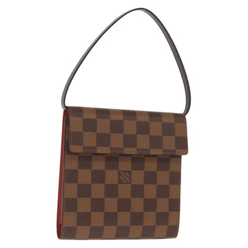 LOUIS VUITTON Damier Ebene CD Holder Pouch N62935 LV Auth bs29503