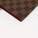LOUIS VUITTON Damier Ebene CD Holder Pouch N62935 LV Auth bs29503-17