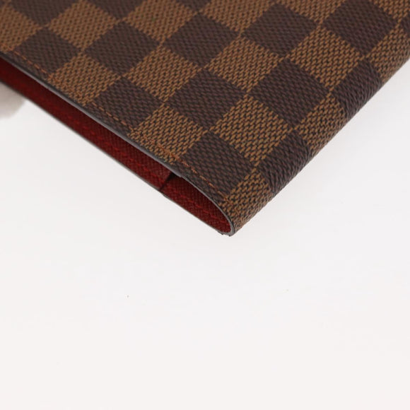 LOUIS VUITTON Damier Ebene CD Holder Pouch N62935 LV Auth bs29503