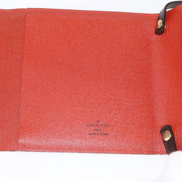 LOUIS VUITTON Damier Ebene CD Holder Pouch N62935 LV Auth bs29503