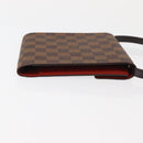 LOUIS VUITTON Damier Ebene CD Holder Pouch N62935 LV Auth bs29503-4