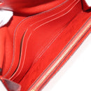 LOUIS VUITTON Monogram Empreinte Portefeuille Curieuse Rood M60300 Auth bs29504-9