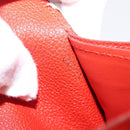 LOUIS VUITTON Monogram Empreinte Portefeuille Curieuse Red M60300 Auth bs29504-11