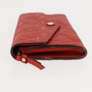 LOUIS VUITTON Monogram Empreinte Portefeuille Curieuse Rood M60300 Auth bs29504-4