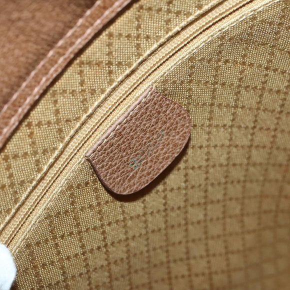GUCCI Bamboo Hand Bag Suede Brown Gold 002 2855 0322 0 Auth bs29507