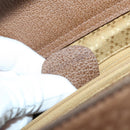 GUCCI Bamboo Hand Bag Suede Brown Gold 002 2855 0322 0 Auth bs29507-12