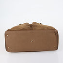 GUCCI Bamboo Hand Bag Suede Brown Gold 002 2855 0322 0 Auth bs29507-5