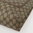GUCCI GG Supreme Web Sherry Line Tote Bag PVC Beige Red 39 02 003 Auth bs29508-10