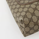 GUCCI GG Supreme Web Sherry Line Tote Bag PVC Beige Red 39 02 003 Auth bs29508-11