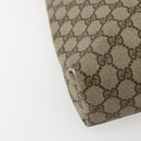 GUCCI GG Supreme Web Sherry Line Tote Bag PVC Beige Red 39 02 003 Auth bs29508-13