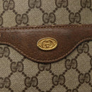 GUCCI GG Supreme Web Sherry Line Tote Bag PVC Beige Red 39 02 003 Auth bs29508-14