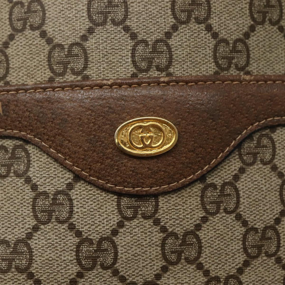 GUCCI GG Supreme Web Sherry Line Tote Bag PVC Beige Red 39 02 003 Auth bs29508