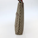 GUCCI GG Supreme Web Sherry Line Tote Bag PVC Beige Red 39 02 003 Auth bs29508-5