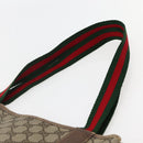 GUCCI GG Supreme Web Sherry Line Tote Bag PVC Beige Red 39 02 003 Auth bs29508-8