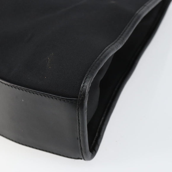 GUCCI Jackie Shoulder Bag Nylon Black Silver 002 1073 3444 Auth bs29509