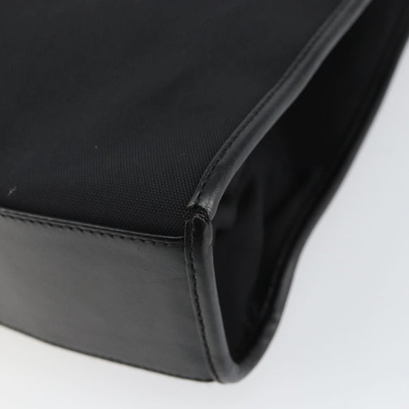 GUCCI Jackie Shoulder Bag Nylon Black Silver 002 1073 3444 Auth bs29509