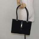 GUCCI Jackie Shoulder Bag Nylon Black Silver 002 1073 3444 Auth bs29509-22