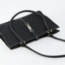 GUCCI Jackie Shoulder Bag Nylon Black Silver 002 1073 3444 Auth bs29509-6
