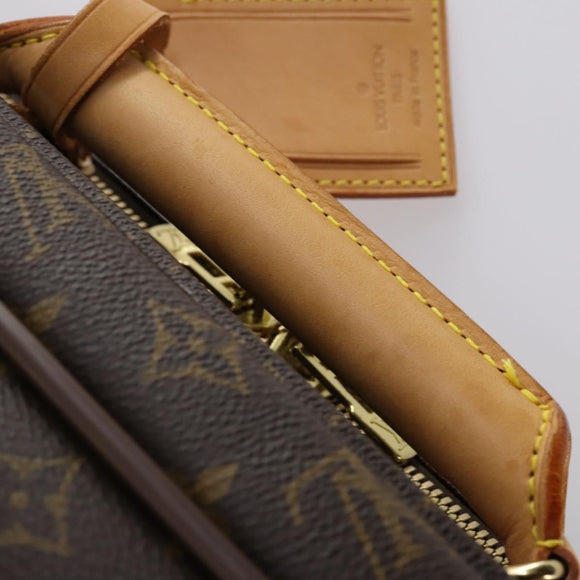 LOUIS VUITTON Monogram Satellite 60 Boston Bag M23354 LV Auth bs29510