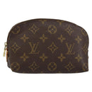 LOUIS VUITTON Monogram Pochette Cosmetic PM Cosmetic Pouch M47515 Auth bs29513-1