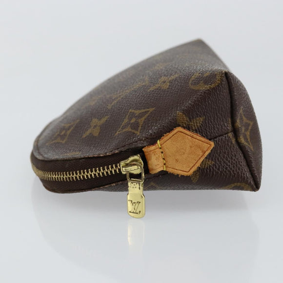 LOUIS VUITTON Monogram Pochette Cosmetic PM Cosmetic Pouch M47515 Auth bs29513