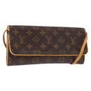 LOUIS VUITTON Monogram Pochette Twin GM Shoulder Bag M51852 LV Auth bs29514-1