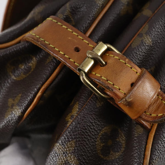 LOUIS VUITTON Monogram Saumur 30 Shoulder Bag M42256 LV Auth bs29516