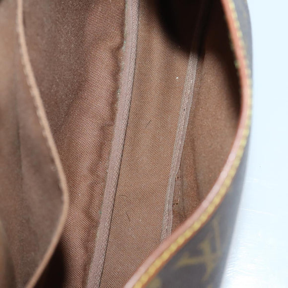 LOUIS VUITTON Monogram Saumur 30 Shoulder Bag M42256 LV Auth bs29516